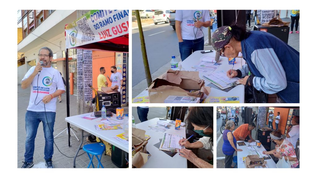 Comitê de Lutas: Sindicato recolhe assinaturas pela devolução dos valores cobrados pela Taxa do Lixo, no Taboão